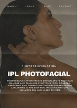Load image into Gallery viewer, March Focus: IPL Face, Neck &amp; Neck &amp; Décoletté (3) &amp; Chemical Peel
