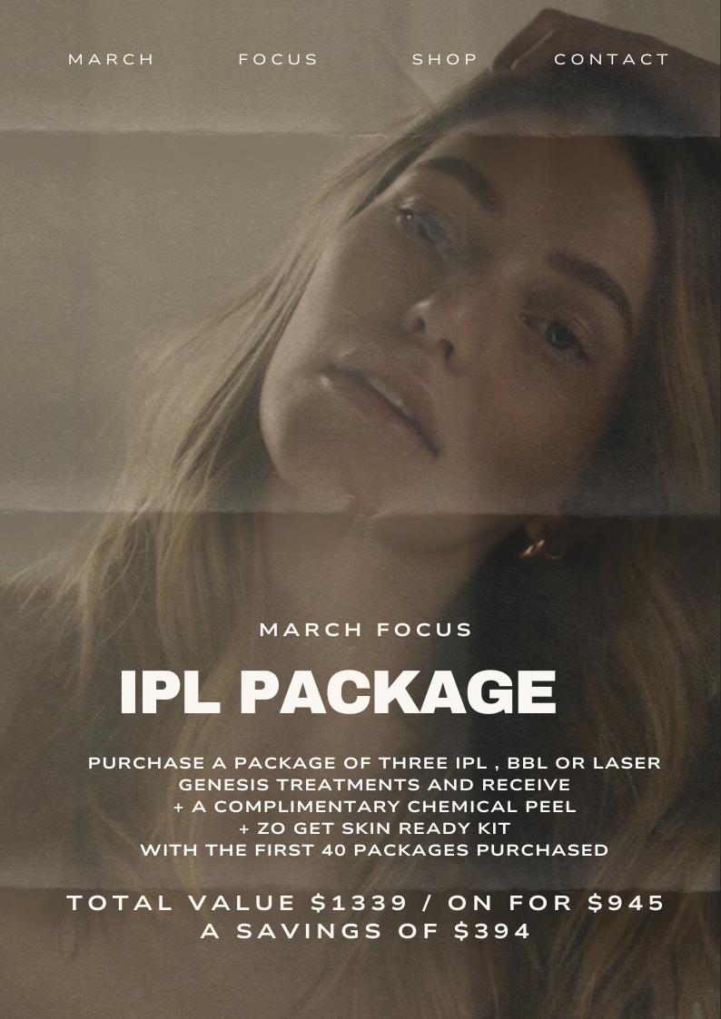 March Focus: IPL Face, Neck & Neck & Décoletté (3) & Chemical Peel