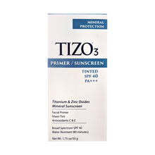 Load image into Gallery viewer, Tizo 3 Primer Sunscreen- Tinted SPF 40
